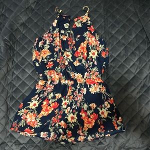 Flower Printed Romper